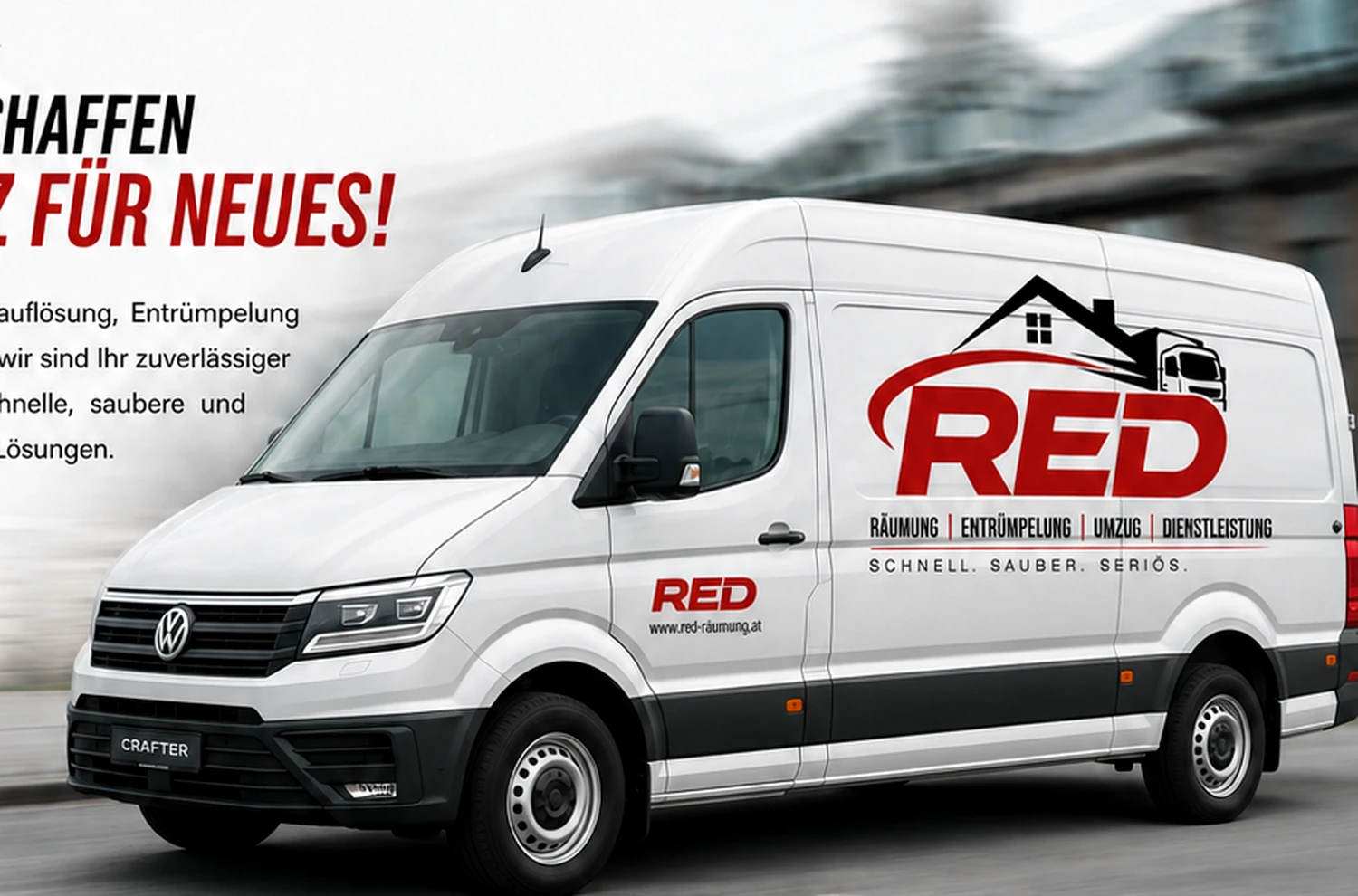 VW Crafter von RED Räumung